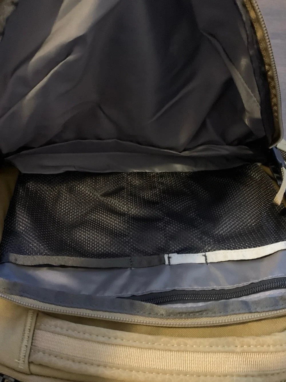 The North Face Vault Backpack in Tan